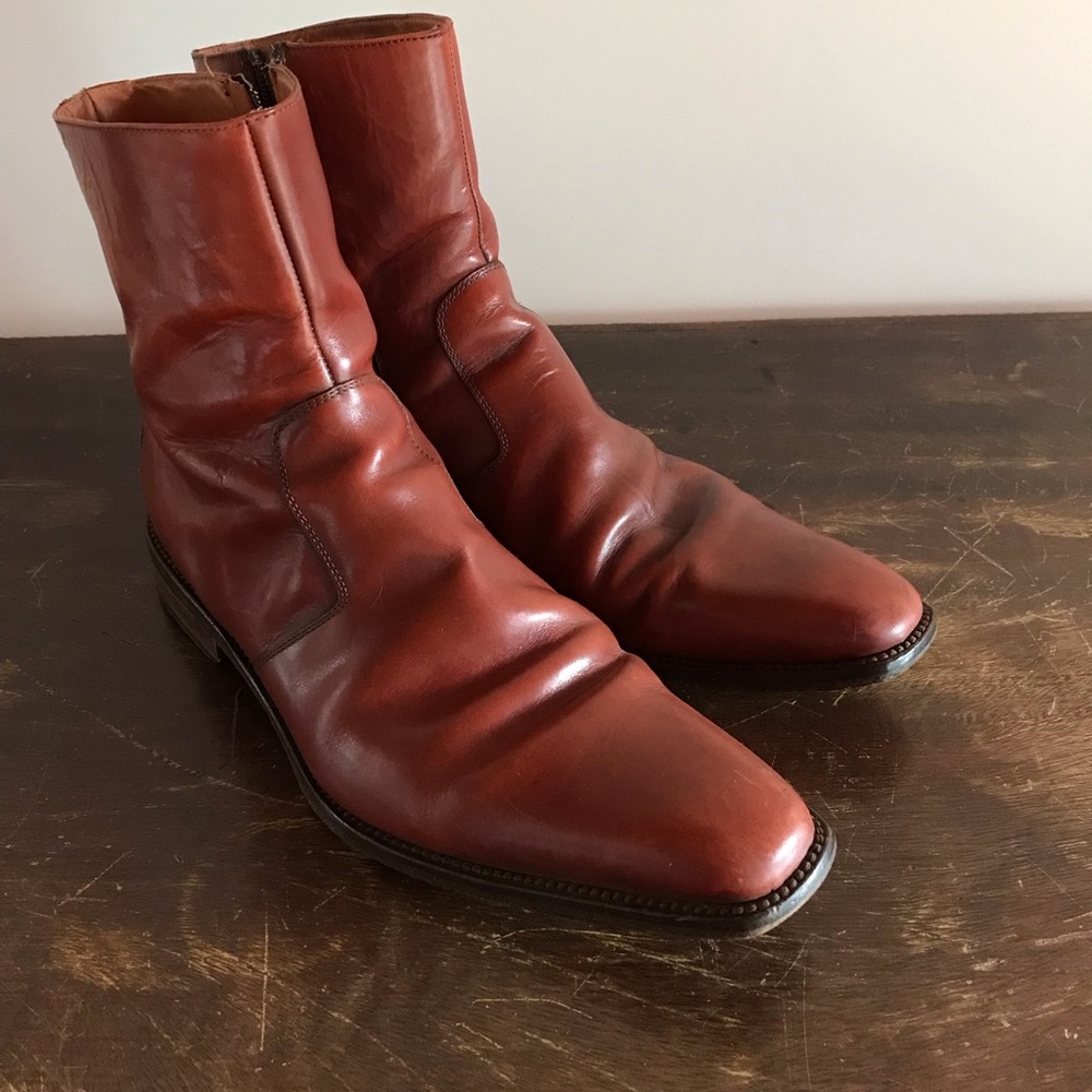 CALZOLERIA Hand made -Italian leather boots